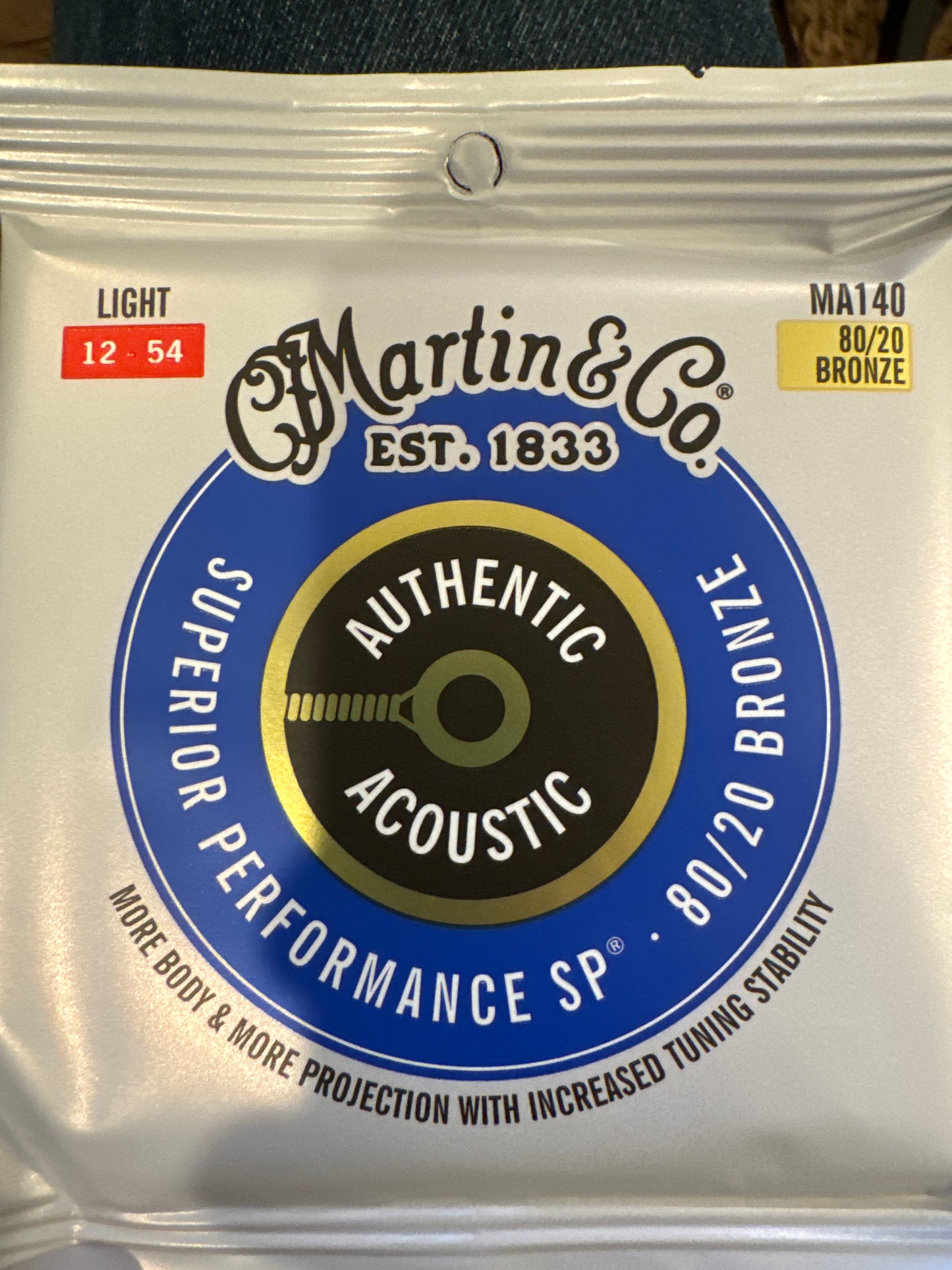 Martin Superior Performance SP 80/20 Bronze 12-54 Light MA140
