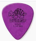 QTY1 Dunlop Tortex Guitar Pick Purple 1.14mm