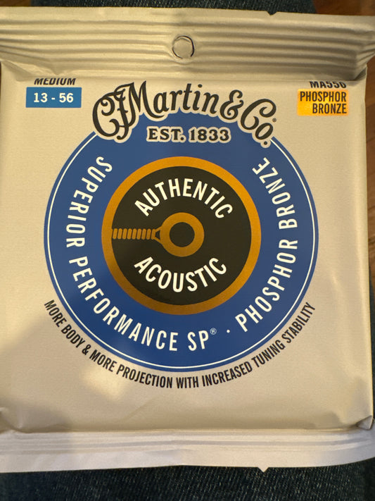 Martin Superior Performance SP Phosphor Bronze 13-56 Medium MA550