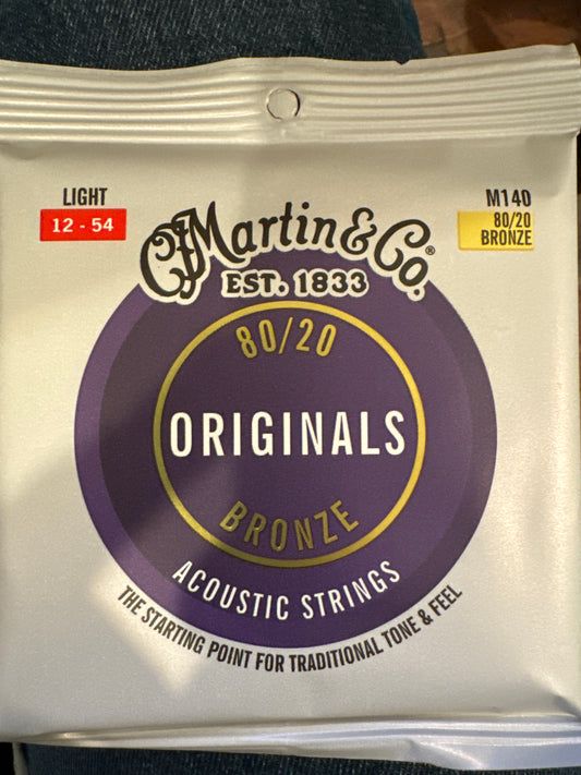 Martin Originals 80/20 Bronze 12-54 Light M140