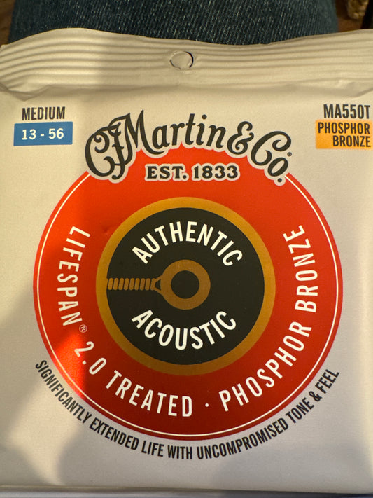 Martin Lifespan 2.0 Phosphor Bronze 13-56 Medium MA550T