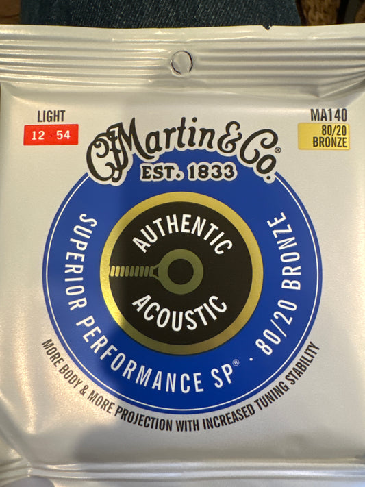 Martin Superior Performance SP 80/20 Bronze 12-54 Light MA140