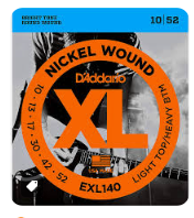 D'Addario EXL140 10-52 Electric Guitar Strings