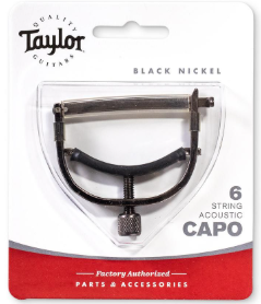 Taylor Capo, 6-String, Black Nickel