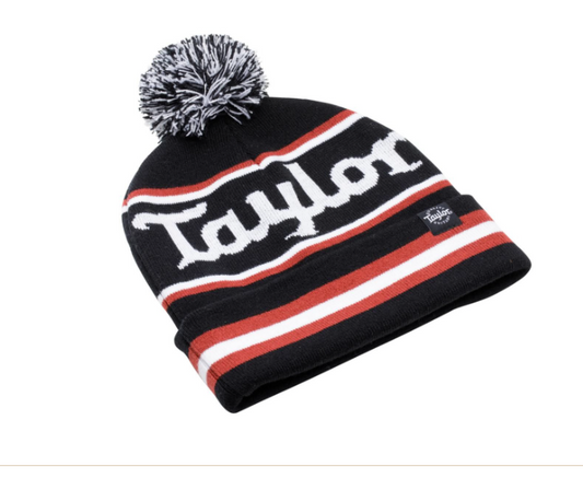 Taylor Pom Beanie,Intarsia Knit