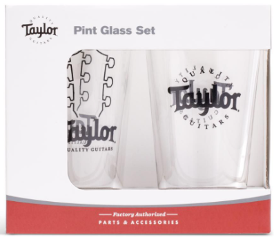 Taylor Pint Glass, Two Pack