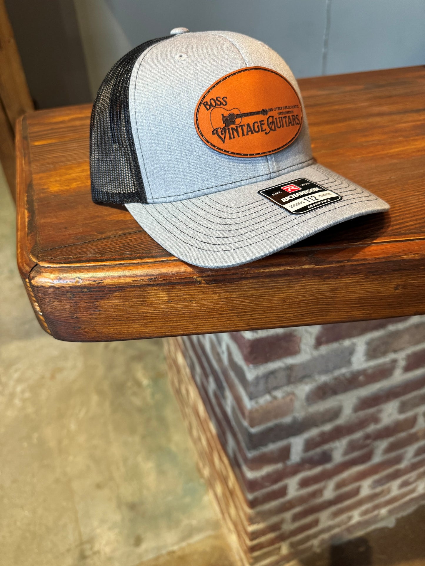 Boss Vintage Guitars Logo Hat-Grey