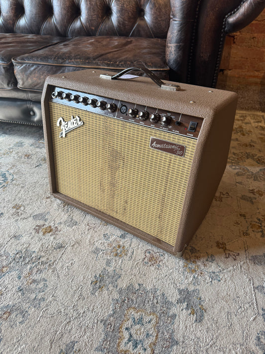 Used Mid 2000's Fender Acoustasonic 30 DSP 2-Channel 30-Watt Amp